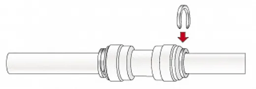 Sicherungsring 12mm rot