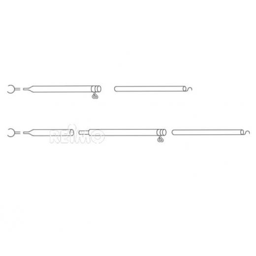 Spannstange/Dachauflagenstange 160-200cm, 3-teilig