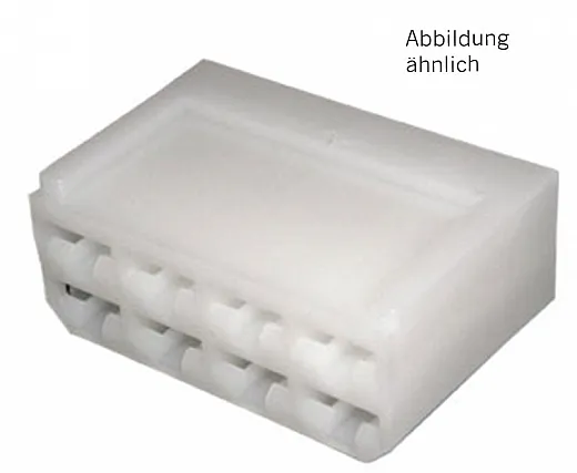 Steckgehäuse 6,3mm 6-fach