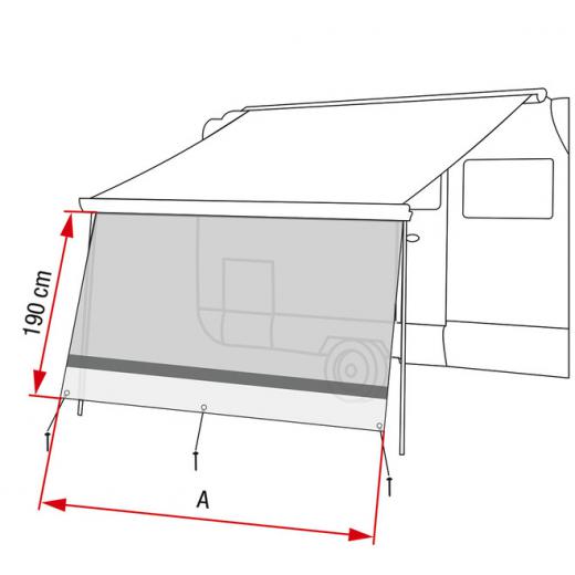 Sun View Vorderwand XL 100, 100cm, F45s/F45L,F70,F35pro,F80s/F65s/F65L