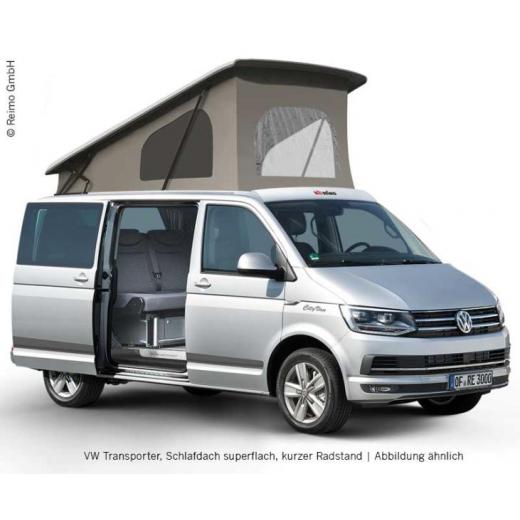 T5 Aufstelldach Easy Fit, VW T6, LR, vorne hoch, Gurtverschluss, Klimahi.