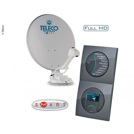 Teleco Flat-Sat Easy Smart 85 automatische Sat-Anlage mit Skew für Camping