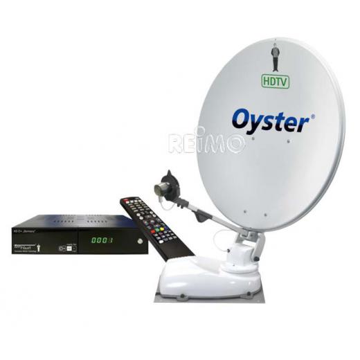 Ten Haaft Sat-Anlage OYSTER 85 CI HDTV inkl.HD-Receiver mit Skew Single-LNB