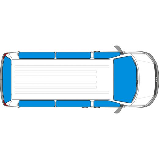 Thermomattenset VW T5/T6 kurzer Radstand ab 2003 8-teilig - Ohne Komfortverkleidung