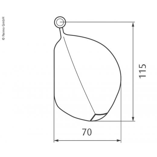 Thule 1200 - Sackmarkise für Kedernschiene - 260cm, Mystic Grau