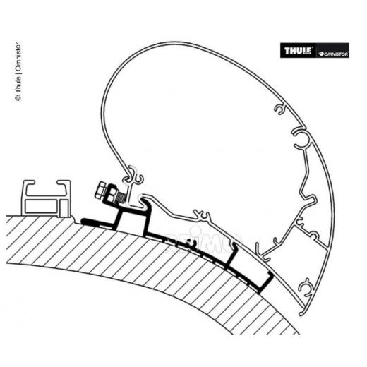 Thule Markisen-Befestigung für Carthago Chic L: 5,50m