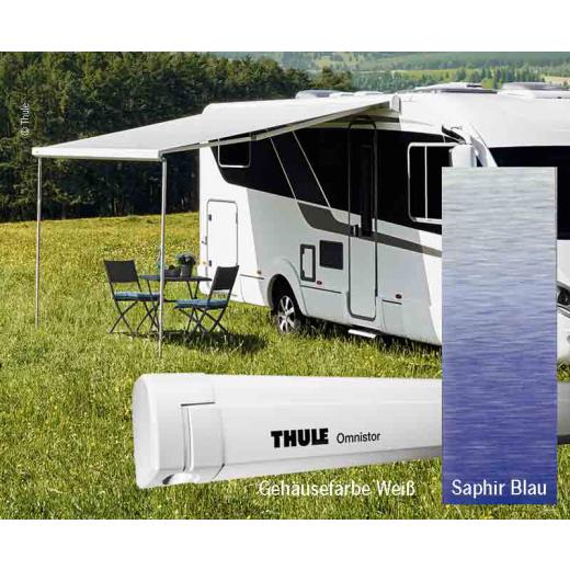 Thule Omnistor 5200 Seitenwandmarkise, 190cm, Saphir Blau, Gehäuse Weiß