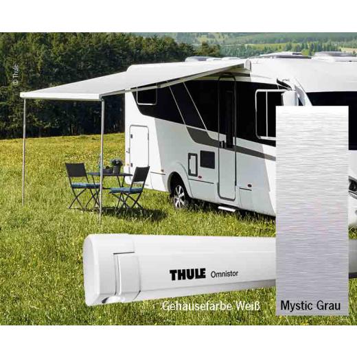 Thule Omnistor Markise 5200, 260cm, Mystic Grau, Gehäuse Weiß, Auszug 200cm