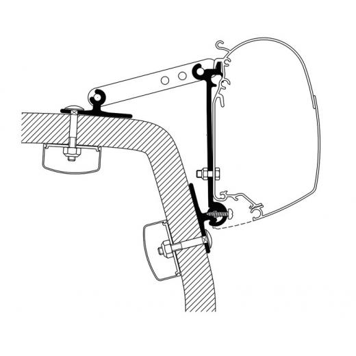 Thule Universaladapter Omni Wall - 3 Stück