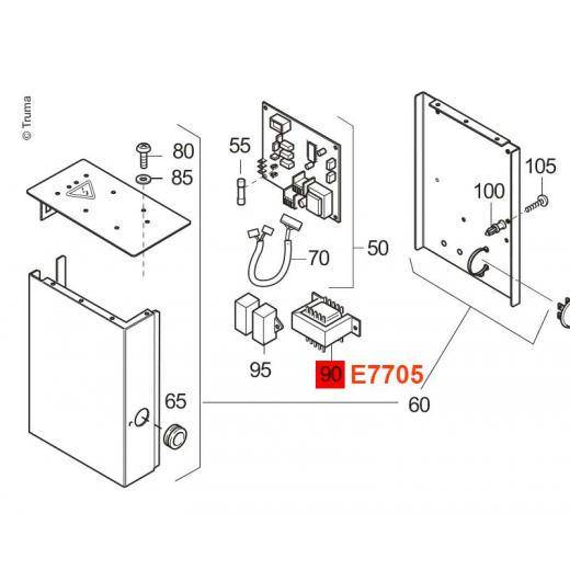 Trafo für Gebläsemotor