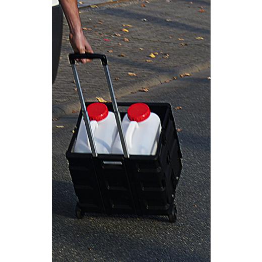 Transportwagen mit Faltbox, Tragkraft 35kg