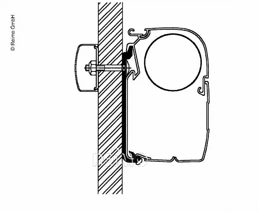 Universal Omnistor Flachadapter-Set für Markisen der Serie 5