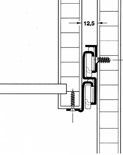 Vollauszüge für Schubladen 500 mm