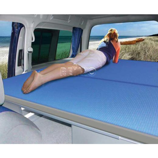 VW Caddy Maxi nachrüstbares Bettsystem 200 x 133 cm mit Polstern + Bezügen