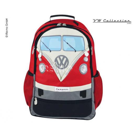 VW Collection Rucksack, rot, 43x37x13cm, Polyestergewebe