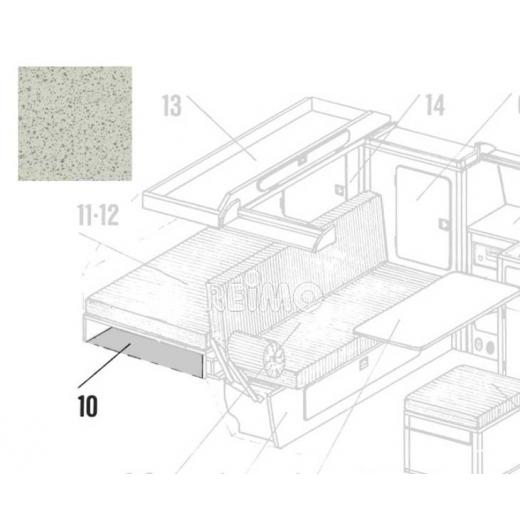 VW T3 Motorraumstaukasten Granitto Schichtstoff als Bausatz