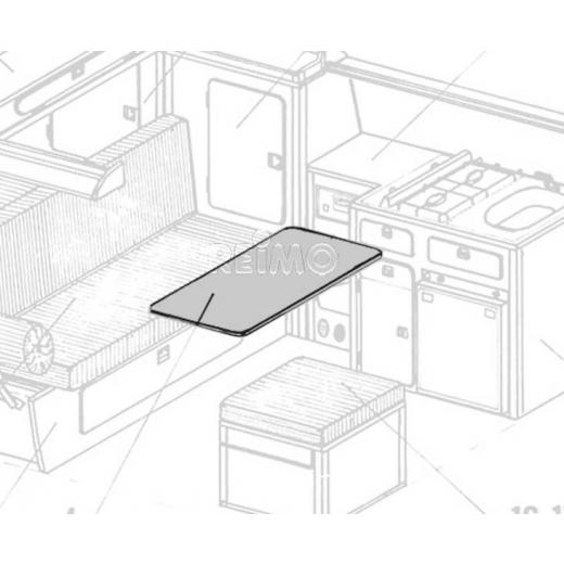 VW T3 Schwenktisch Granitto Schichtstoff als Bausatz