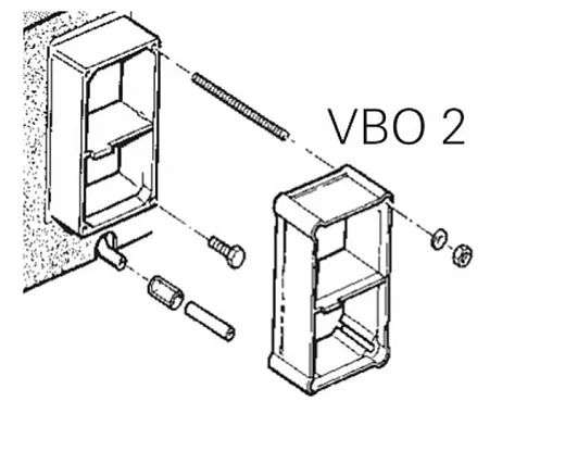 Wandkamin- verlängerung VBO 2