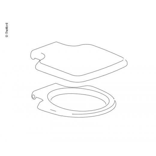 WC-Sitz m.Deckel45/65weiß