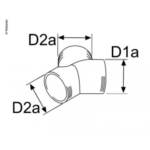 Y-Stück Verteiler80/60/60